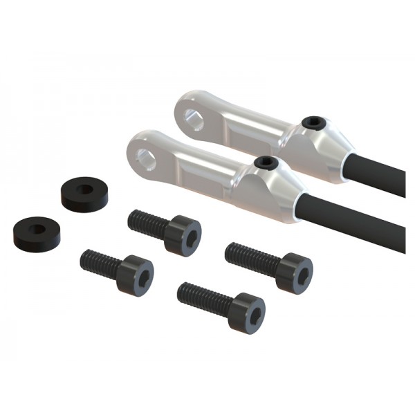 Lynx T-REX 450 L / PRO - Tail Boom Support Stretch - Silver [LX1312]